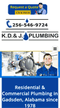 Mobile Screenshot of kdjplumbingllc.com